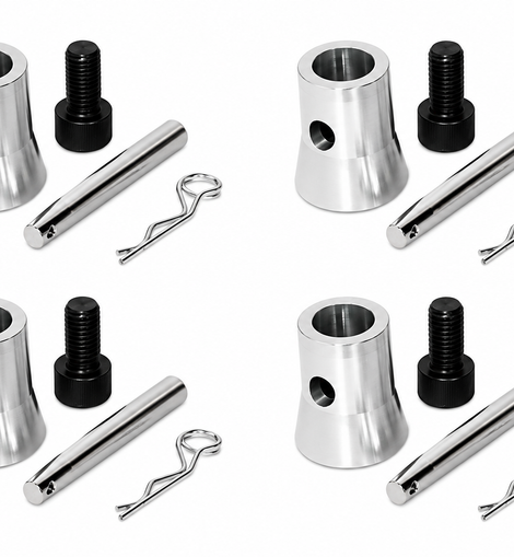 MR TRUSS TTHCC14-4KIT 4 Pack Universal Half Conical Connector Pack for Truss Junction Boxes