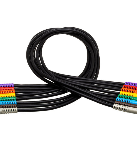 Hosa TTS-845 Balanced TT Patch Cable 8-pack 1.5 foot