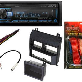 Alpine UTE-73BT Car Stereo for 88-94 GM FULL SIZE TRUCKS & SUV's & KIT10 AMP Kit