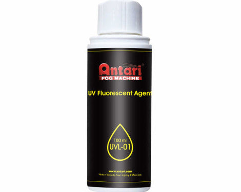 Antari UVL-01 Blue UV Fluorescent Agent for Snow and Bubble Machines - 100mL