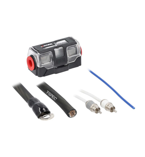 T-SPEC V10-AK4 v10 4 AWG Amp Kit - 2100 W with RCA Cable