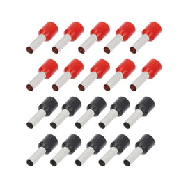 T-SPEC V10GA-FERR 20-Piece Red and Black 10GA Ferrules - Refill Pack