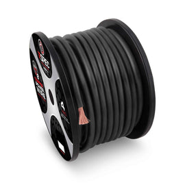 T-SPEC V12GW-4100 4 AWG 100ft Matte Black OFC Power Wire - v12 Series