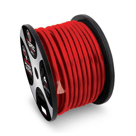 T-SPEC V12PW-4100 4 AWG 100ft Matte Red OFC Power Wire - v12 Series