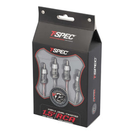 T-SPEC V12R1-5 RCA v12 Series 2-Channel Audio Cable - 1.5 FT