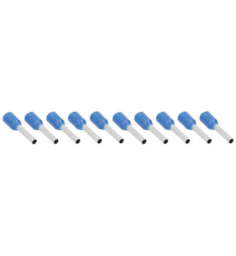 T-SPEC V1618BL-FERR 10-Piece Blue 16/18GA Ferrules - Refill Pack