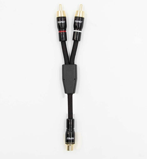 T-SPEC V16RCA-Y1 V16 Series RCA Audio Cables - 1 Female 2 Males