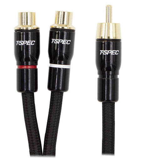 T-SPEC V16RCA-Y2 V16 Series RCA Audio Cables - 1 Male 2 Females