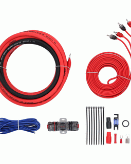 V6-RAK4 4 Gauge Car Audio Amplifier Wiring Installation Wire Install Kit