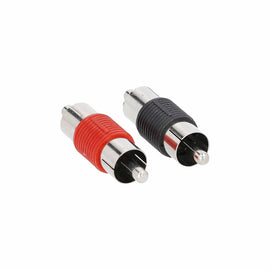 T-SPEC V6RCA-BMN Male to Male Nickel Plated RCA Barrel Adapter - 2 Pack