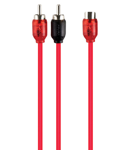 T-SPEC V6RY1-10 RCA v6 Series 2-Channel Audio Y Cable - 1F-2M - 10 Pack