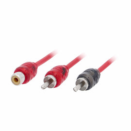 T-SPEC V6RY1-10 RCA v6 Series 2-Channel Audio Y Cable - 1F-2M - 10 Pack