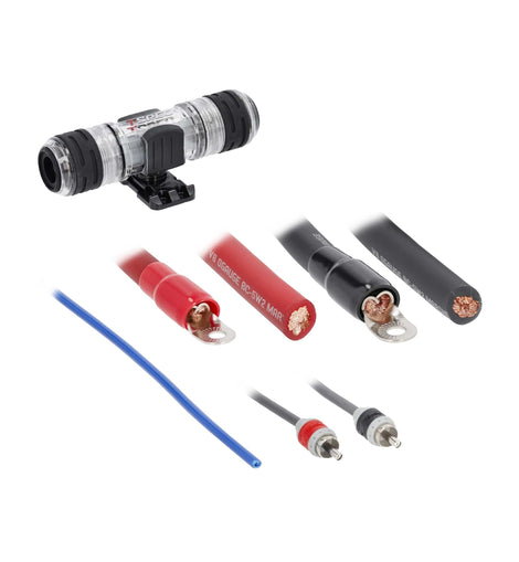T-SPEC V8-AK1 v8 1/0 AWG Amp Kit - 3800 W with RCA Cable