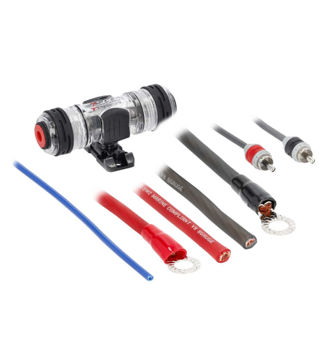 T-SPEC V8-AK8 v8 8 AWG Amp Kit - 600 W with RCA Cable