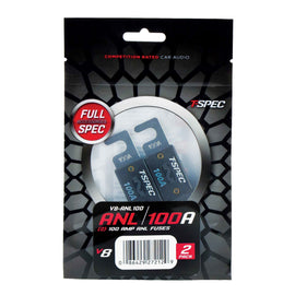 T-SPEC V8-ANL100 ANL Fuses V8 Series Nickel Plated-2 Pack