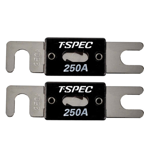 T-SPEC V8-ANL250 250 AMP ANL Fuses V8 Series Nickel Plated-2 Pack