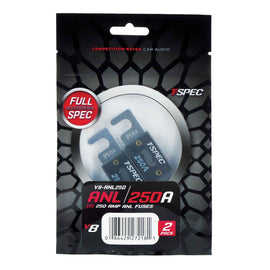 T-SPEC V8-ANL250 250 AMP ANL Fuses V8 Series Nickel Plated-2 Pack