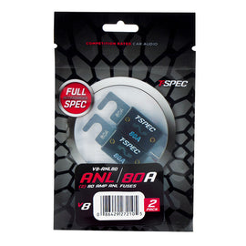 T-SPEC V8-ANL80 ANL Fuses V8 Series Nickel Plated-2 Pack