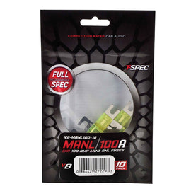 T-SPEC V8-MANL100-10 Mini ANL Fuses V8 Series Nickel Plated-10 Pack