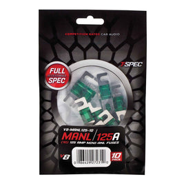 T-SPEC V8-MANL125-10 Mini ANL Fuses V8 Series Nickel Plated-10 Pack