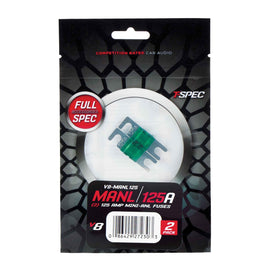 T-SPEC V8-MANL125 Mini ANL Fuses V8 Series Nickel Plated-2 Pack