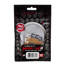 T-SPEC V8-MANL40-10 Mini ANL Fuses V8 Series Nickel Plated-10 Pack