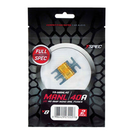 T-SPEC V8-MANL40 Mini ANL Fuses V8 Series Nickel Plated-2 Pack