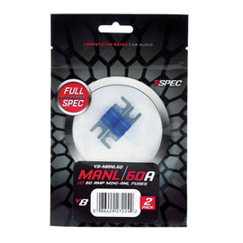 T-SPEC V8-MANL60 Mini ANL Fuses V8 Series Nickel Plated-2 Pack