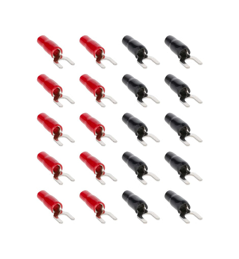 T-SPEC V8-ST2-20 8 AWG 1/4 inch Spade Terminals 20pk - v8 SERIES