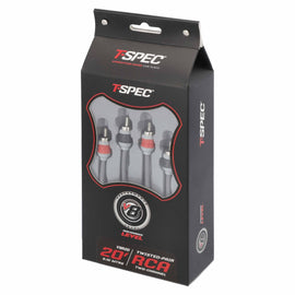 T-SPEC V8R20 RCA v8 Series 2-Channel Audio Cable - 20 FT