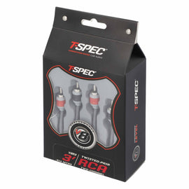 T-SPEC V8R3 RCA v8 Series 2-Channel Audio Cable - 3 FT