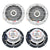 2 Cerwin Vega VM65 6.5" 250W Marine & Powersport Speakers w/LED Lighting