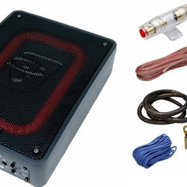 Cerwin Vega VPAS68 Active 6"x8" Subwoofer Enclosure + 4G Amp Kit