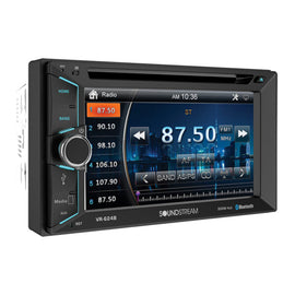 Soundstream VR-624B 6.2” 2-DIN Touchscreen DVD/CD Headunit w/ Bluetooth
