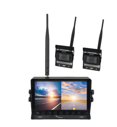 Boyo VTC701AHD-Q2 Wireless Vehicle AHD Backup Camera System with 7” Monitor and Backup Camera for Car, Truck, SUV and Van