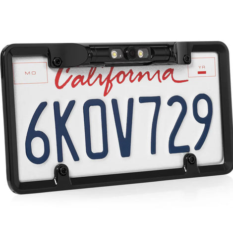 Boyo VTL300CL Full-Frame License Plate Backup Camera with Parking Lines and LED Lights