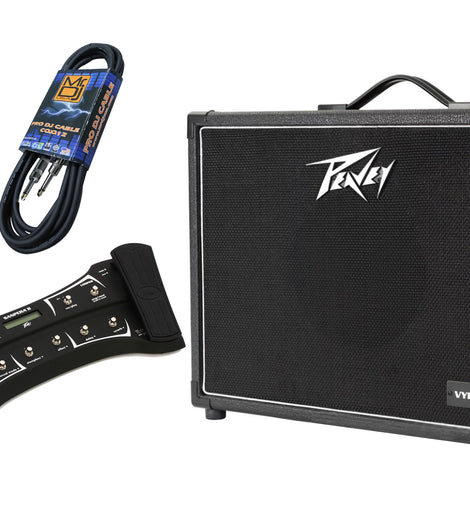 Peavey VYPYR® X1 Guitar Modeling Amp+Sanpera II footswitch+ Free Mr. Dj Isntrument Cable + Phone Holder