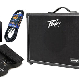 Peavey  VYPYR® X1 Guitar Modeling Amp+Sanpera footswitch+ Free Mr. Dj Isntrument Cable + Phone Holder