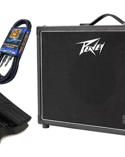 Peavey  VYPYR® X1 Guitar Modeling Amp+Sanpera footswitch+ Free Mr. Dj Isntrument Cable + Phone Holder