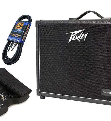 Peavey  VYPYR® X1 Guitar Modeling Amp+Sanpera footswitch+ Free Mr. Dj Isntrument Cable + Phone Holder