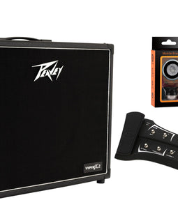 Peavey VYPYR X2 Guitar Modeling Amp + Sanpera II Footswitch+ Isntrument Cable + Phone Holder