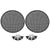 2 Absolute 15" Subwoofer Speaker Metal Mesh Cover Waffle Grille Protect Guard DJ Car Audio