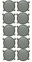 10 MR DJ DJS15 15" Subwoofer Speaker Metal Mesh Cover Waffle Speaker Grill Protect Guard DJ