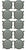 10 MR DJ DJS15 15" Subwoofer Speaker Metal Mesh Cover Waffle Speaker Grill Protect Guard DJ