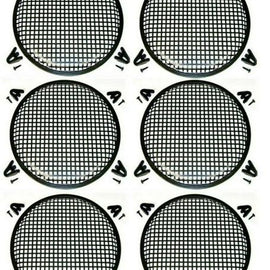 6 Absolute 15" Subwoofer Speaker Metal Mesh Cover Waffle Grille Protect Guard DJ Car Audio