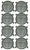 8 MR DJ DJS15 15" Subwoofer Speaker Grill<br/>15" Subwoofer Speaker Metal Mesh Cover Waffle Speaker Grill Protect Guard DJ