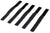 Hosa WTI-148G-100 8" Cable Wraps with Center-pass Gap 100-pack