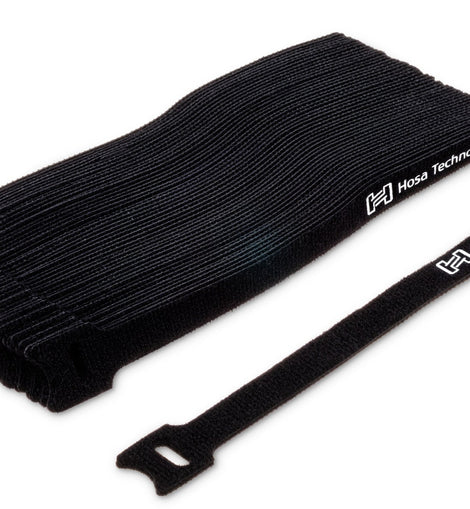 Hosa WTI-508 Hook and Loop Cable Ties 50-pack