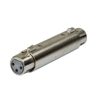 MR DJ AXLRFF 3-Pin XLR Female to 3-Pin XLR Female Audio Microphone Cable Extension Adapter Connector