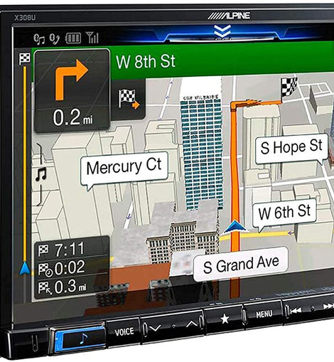 Alpine X308U Mech-less Navigation 8-inch Restyle Dash System